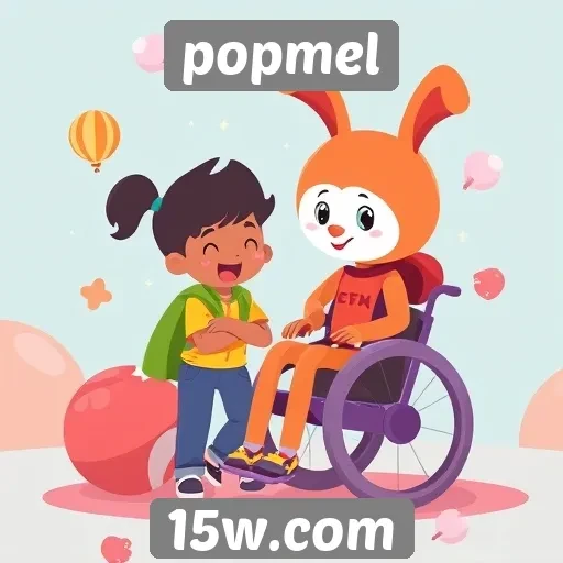 Acessibilidade no site de jogos Popmel
