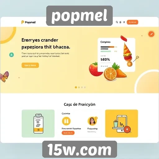 O impacto do design no site Popmel